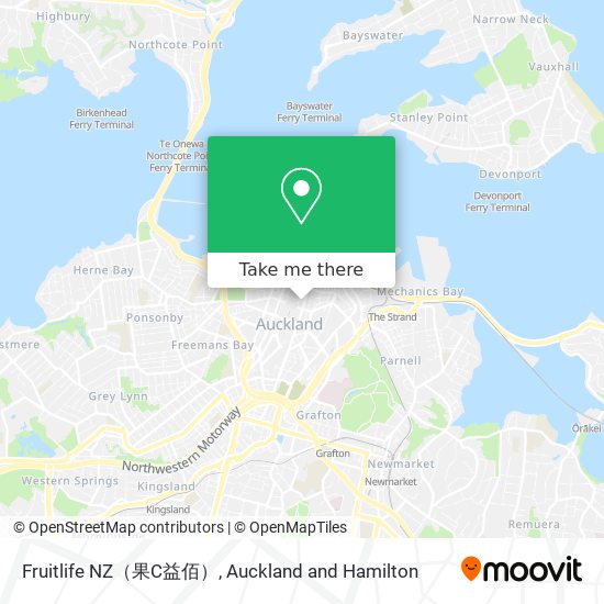 Fruitlife NZ（果C益佰） map