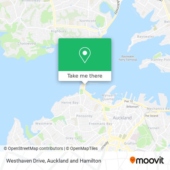 Westhaven Drive map