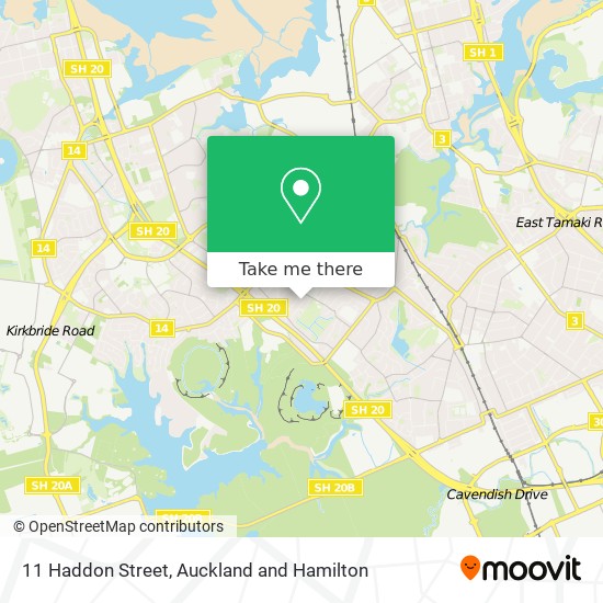 11 Haddon Street map