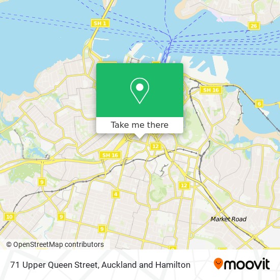 71 Upper Queen Street map