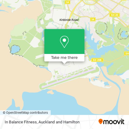 In Balance Fitness map