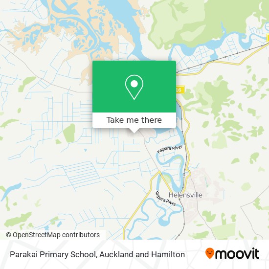 Parakai Primary School map