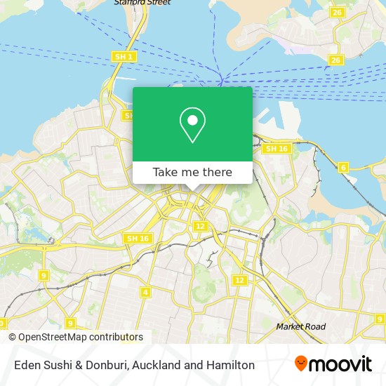 Eden Sushi & Donburi map