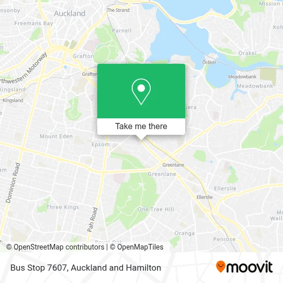 Bus Stop 7607 map