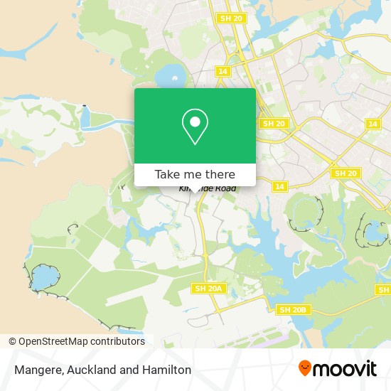 Mangere map