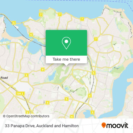 33 Panapa Drive map