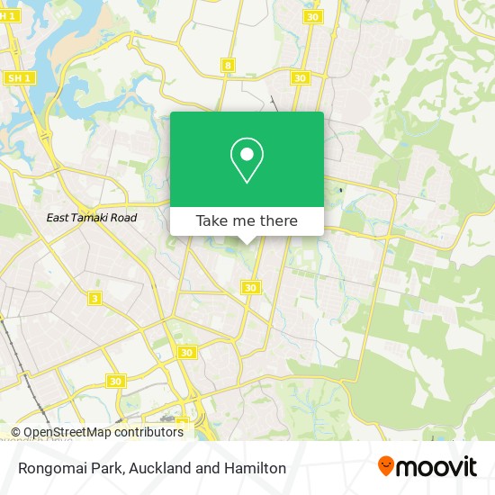 Rongomai Park map