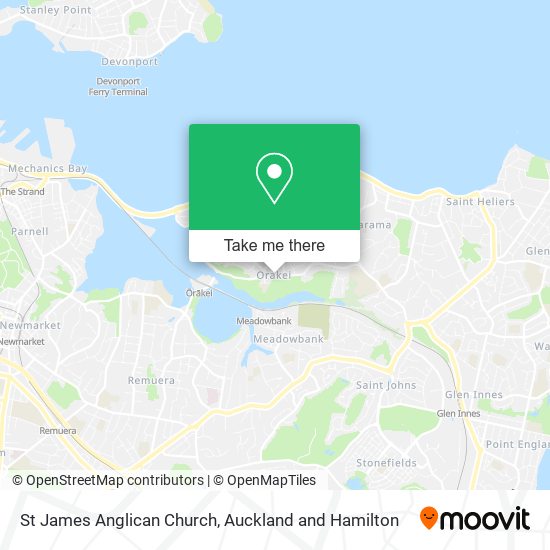 St James Anglican Church map