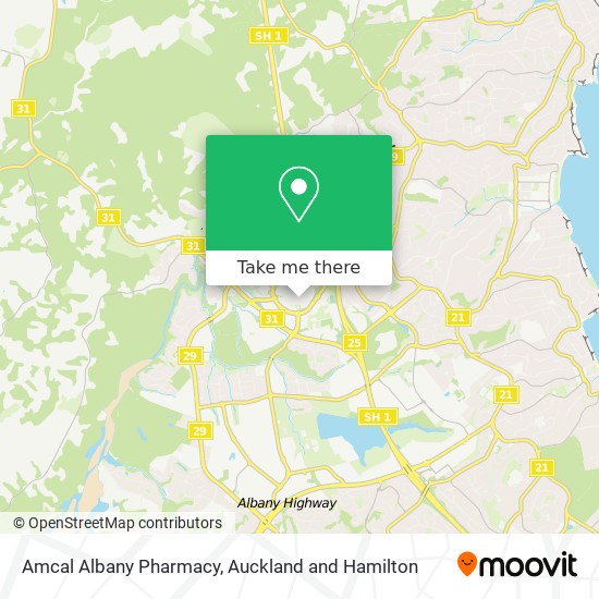 Amcal Albany Pharmacy map