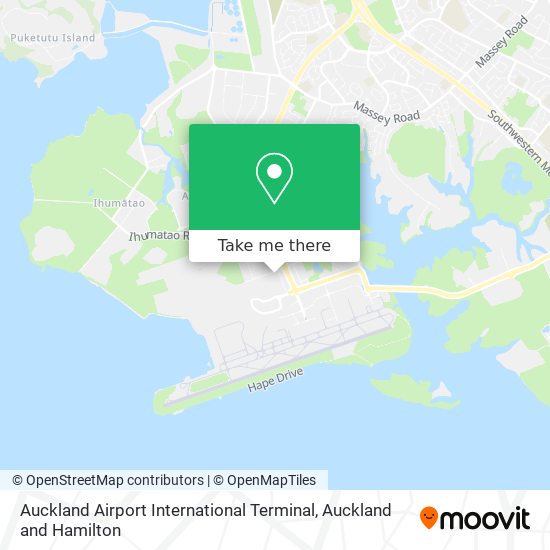 Auckland Airport International Terminal map