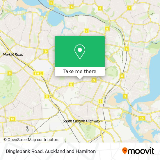 Dinglebank Road map