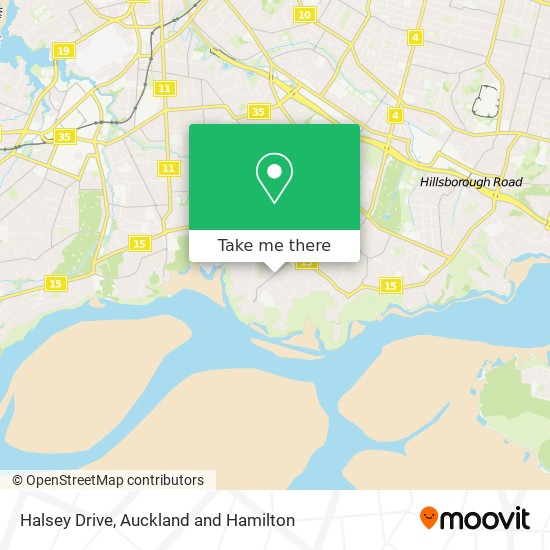 Halsey Drive map