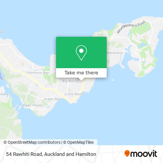 54 Rawhiti Road map