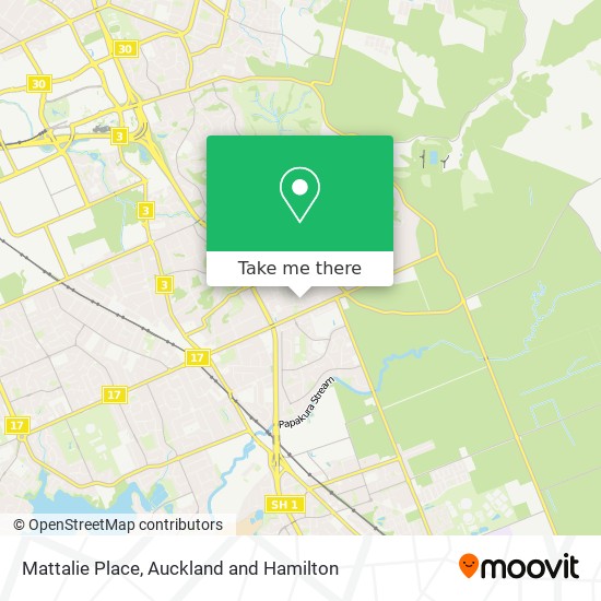 Mattalie Place map