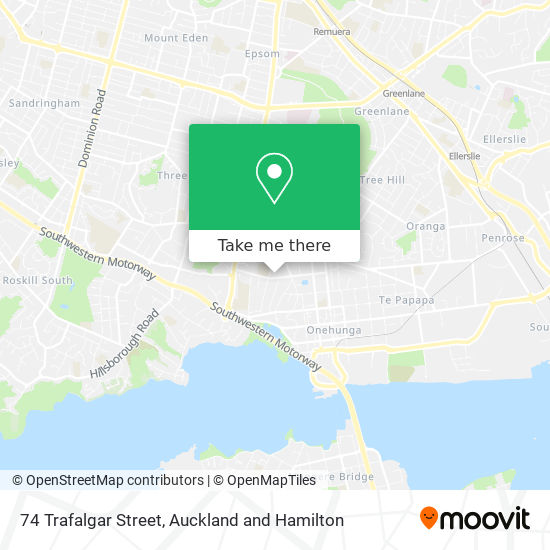 74 Trafalgar Street map