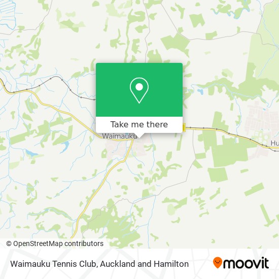 Waimauku Tennis Club map