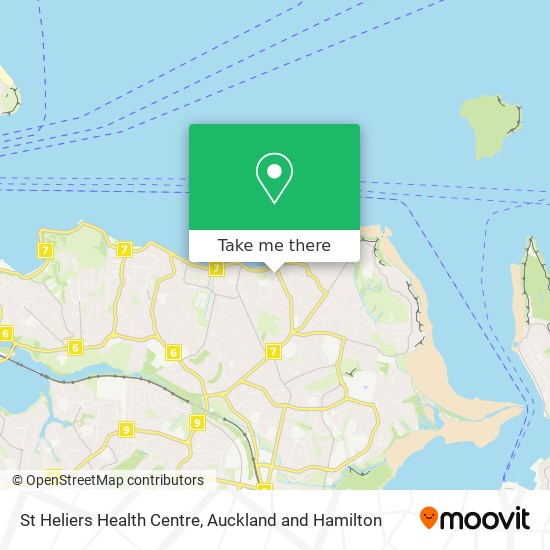 St Heliers Health Centre map
