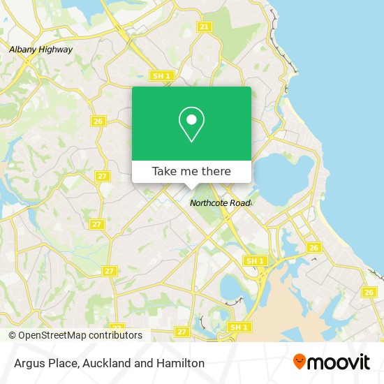 Argus Place map