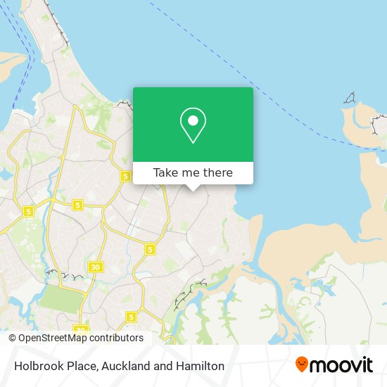 Holbrook Place map