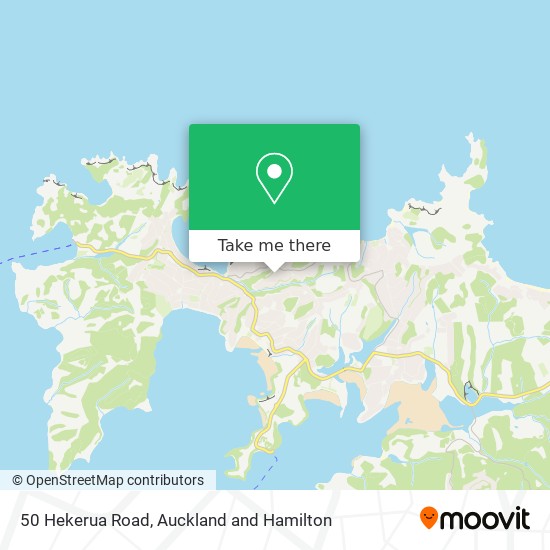 50 Hekerua Road map