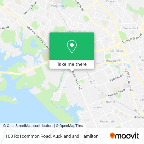 103 Roscommon Road map