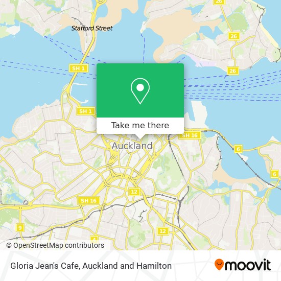 Gloria Jean's Cafe map