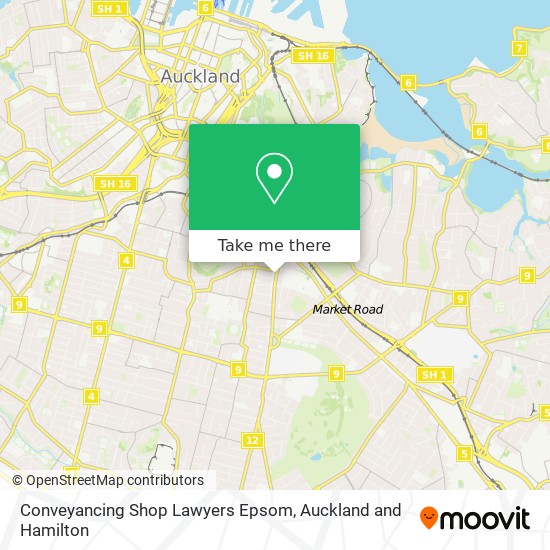Conveyancing Shop Lawyers Epsom map
