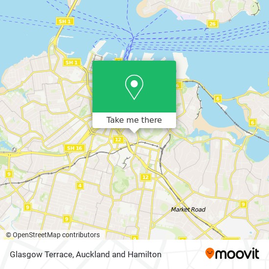 Glasgow Terrace map