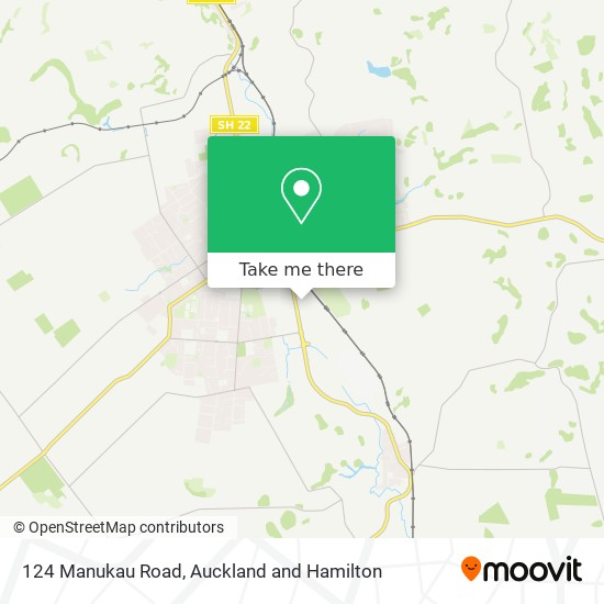 124 Manukau Road map