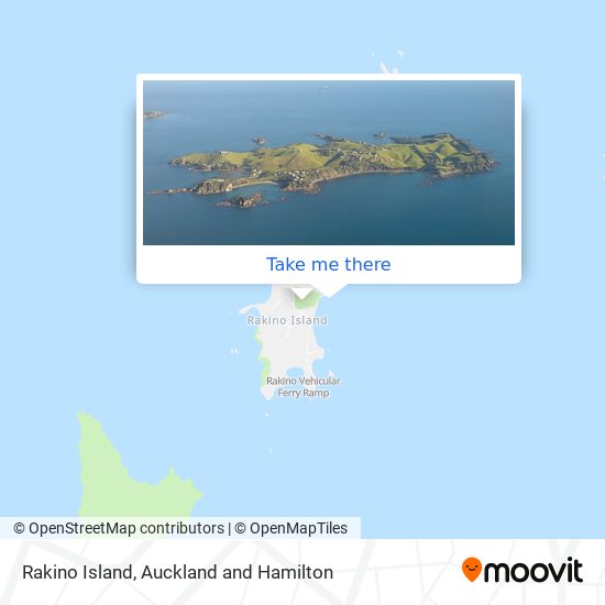Rakino Island map