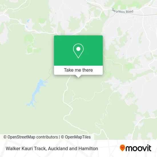 Walker Kauri Track map
