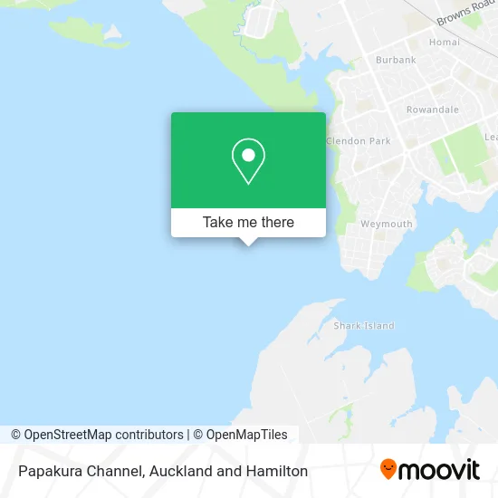Papakura Channel map