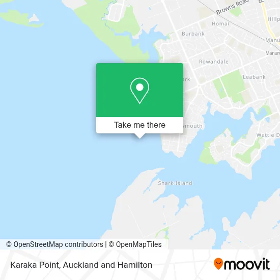 Karaka Point map