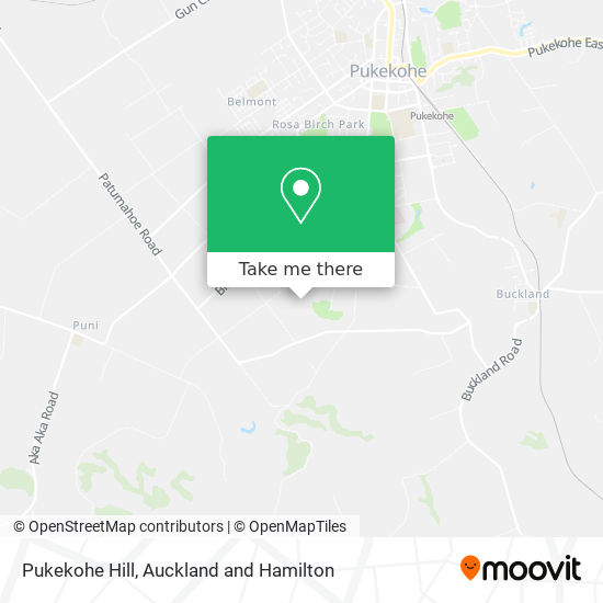 Pukekohe Hill map