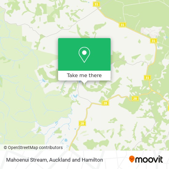 Mahoenui Stream地图