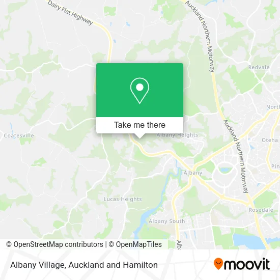 Albany Village map
