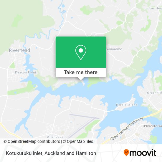 Kotukutuku Inlet map