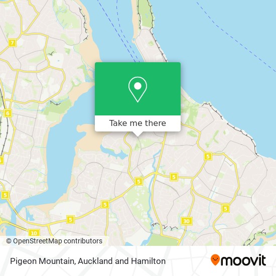 Pigeon Mountain map