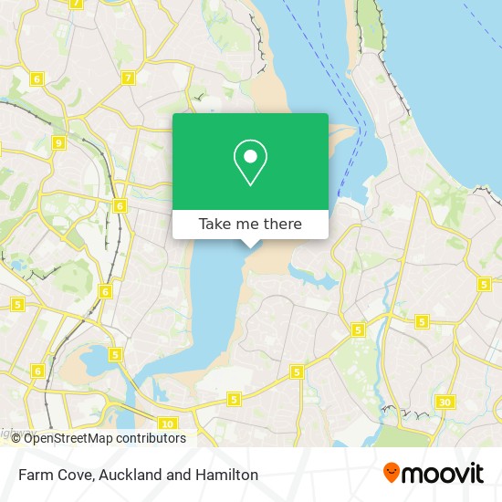 Farm Cove map