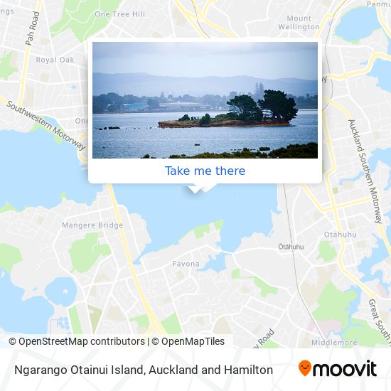 Ngarango Otainui Island map