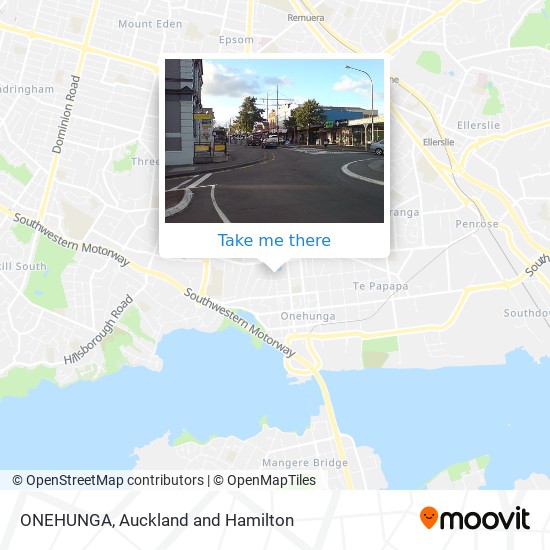 ONEHUNGA map