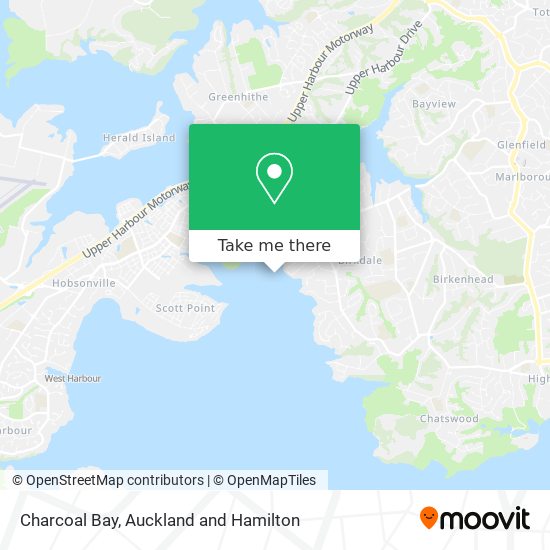 Charcoal Bay map