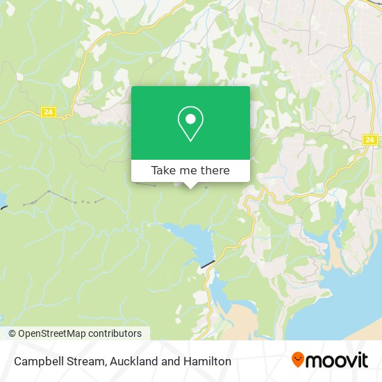 Campbell Stream map