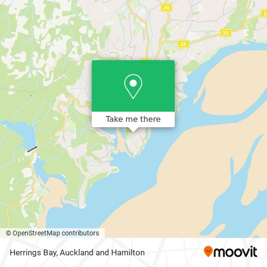 Herrings Bay map