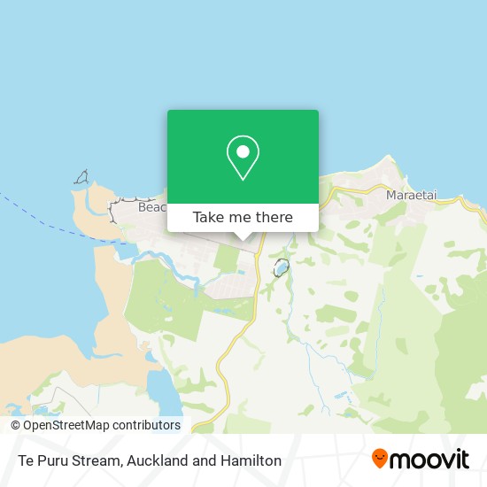 Te Puru Stream map