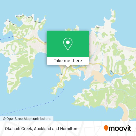 Okahuiti Creek map