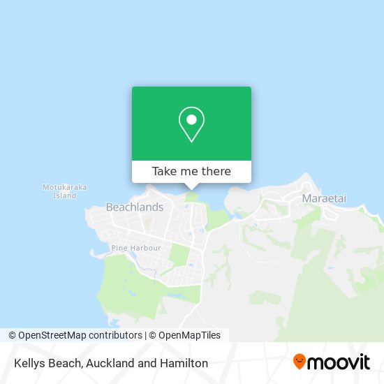 Kellys Beach map