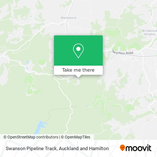 Swanson Pipeline Track map