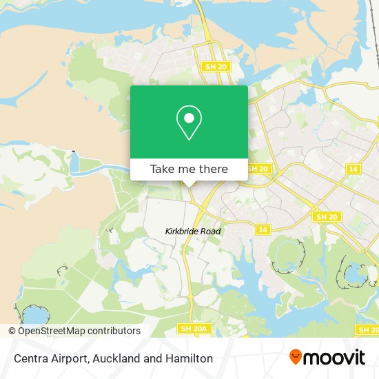 Centra Airport map