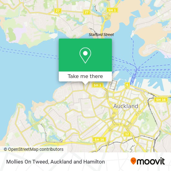 Mollies On Tweed map